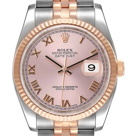 rolex datejust diamond 26 rose gold roman numerals|rolex roman numerals for sale.